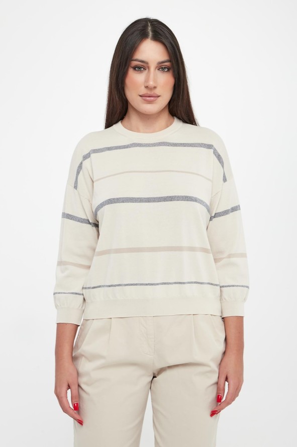 Sweter damski w paski PESERICO