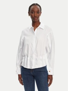Elisabetta Franchi Koszula CA09852E2 100 Biały Regular Fit