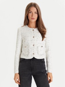 Morgan Marynarka 252-VGABY Écru Slim Fit