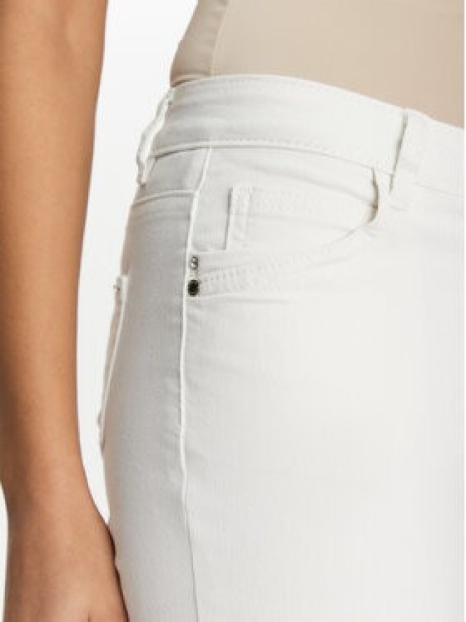 Morgan Jeansy 211-PETRA1 Biały Skinny Fit