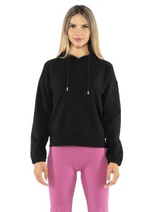 Bluza z bawełna z kaptur na co dzień na siłownię