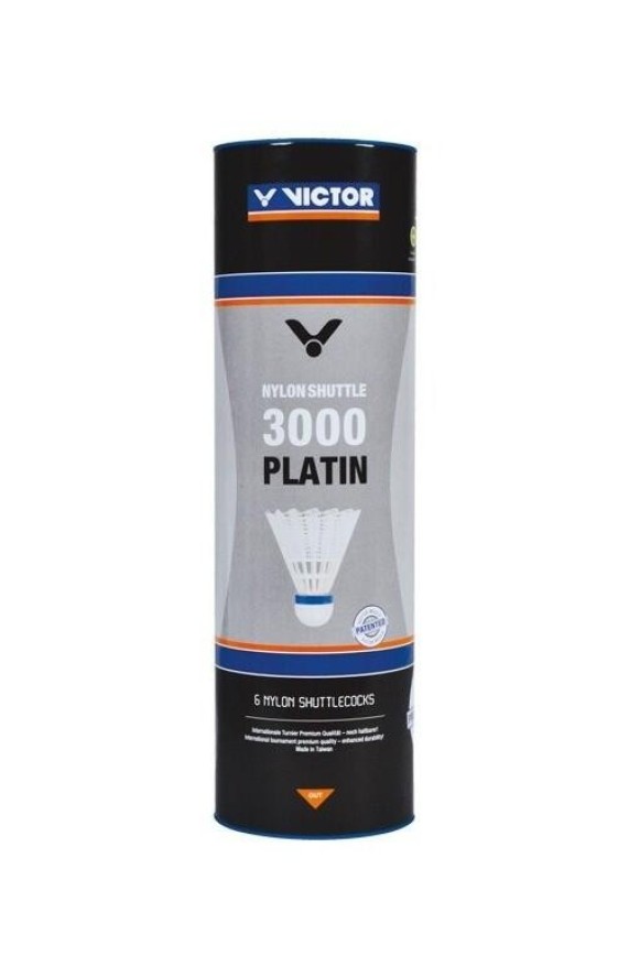 Lotki nylonowe do badmintona Victor 3000 - szybkie żółte