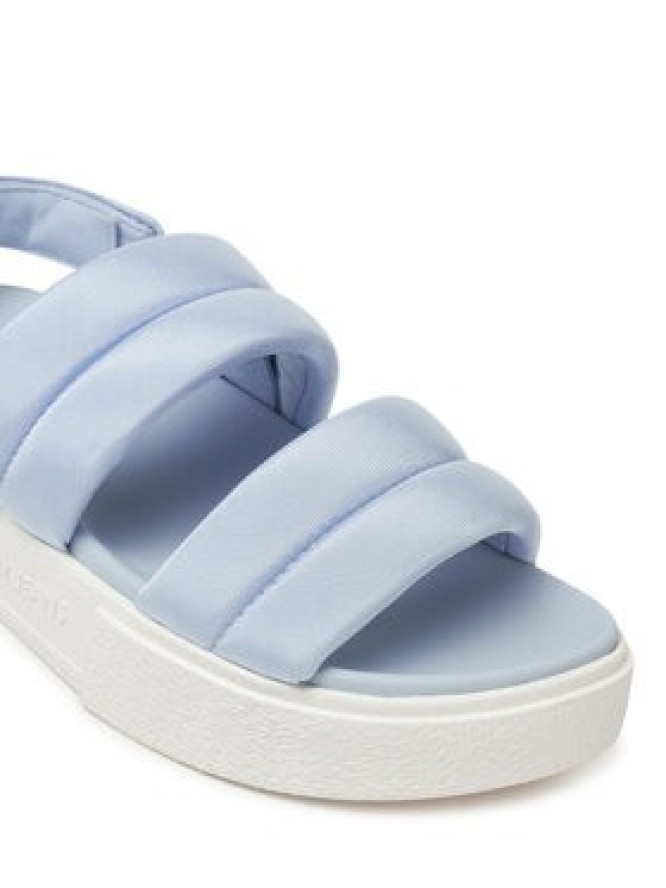 Tommy Jeans Sandały Tjw Flatform Sandal EN0EN02802 Błękitny