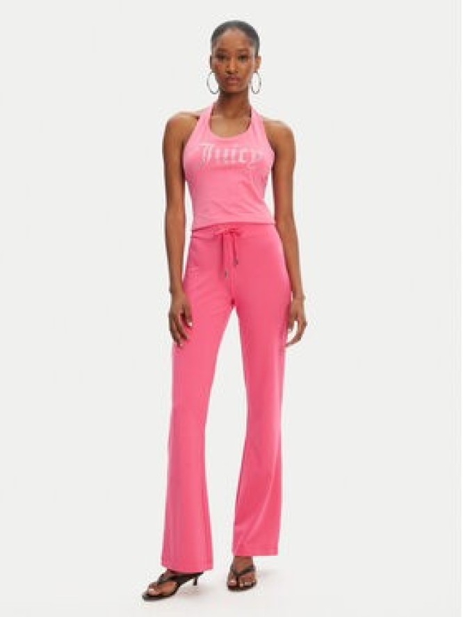 Juicy Couture Top Tied JCWCT125306 Różowy Slim Fit