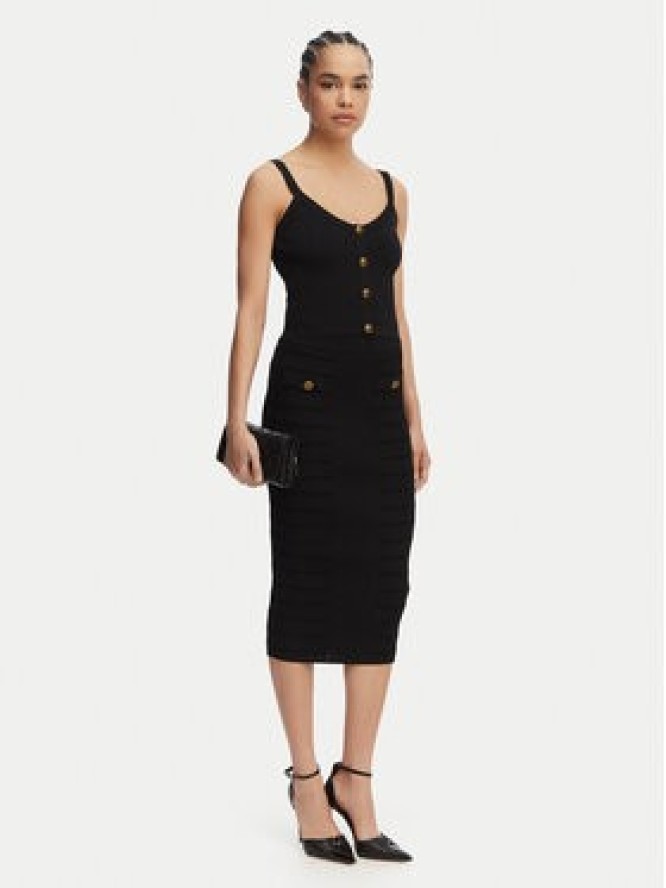 Guess Spódnica ołówkowa W5YD66 Z0130 Czarny Slim Fit