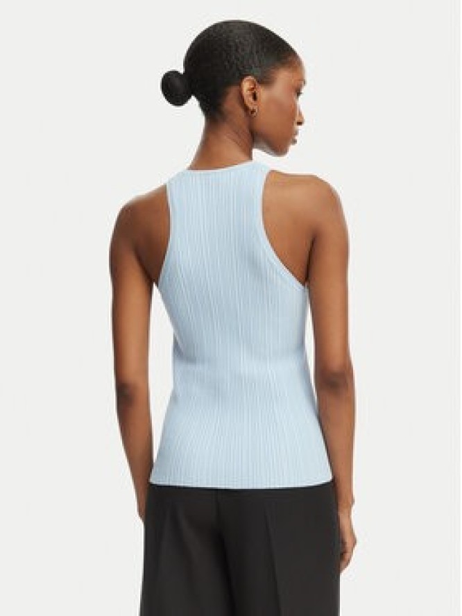 HUGO Top Sarepla 50539890 Niebieski jasny Slim Fit