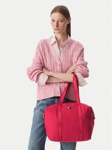 Tommy Jeans Torebka Tjw Ess Daily Tote AW0AW19039 Czerwony