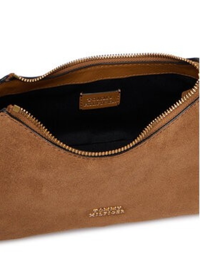 Tommy Hilfiger Torebka Th Statement Mini Should Bag Sue AW0AW18823 Brązowy