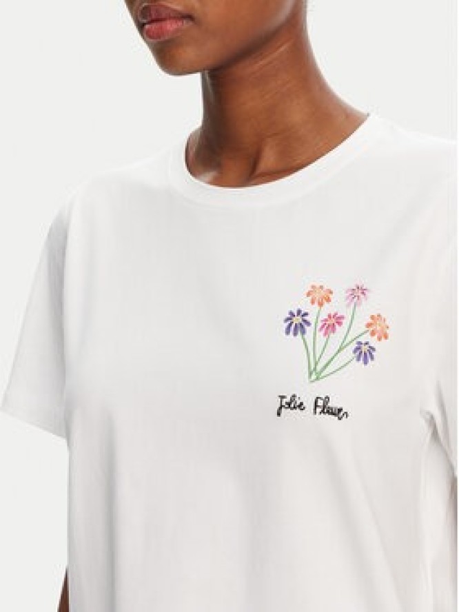 Marella T-Shirt Cappero 2515971052 Biały Regular Fit