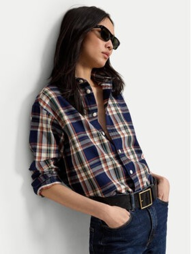 Polo Ralph Lauren Koszula 211971515502 Granatowy Relaxed Fit