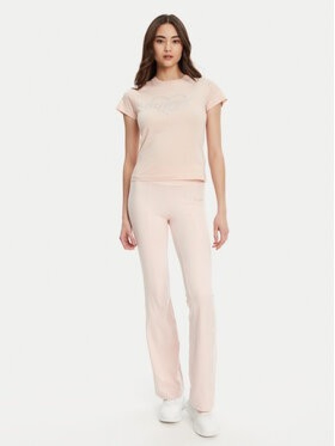 Guess T-Shirt V5GI10 K9RM1 Różowy Regular Fit