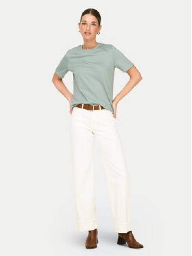 ONLY T-Shirt Freja 15367970 Zielony Regular Fit