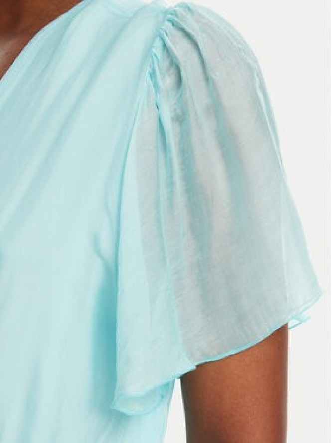 Haveone Sukienka letnia AFF-N006 Niebieski Loose Fit