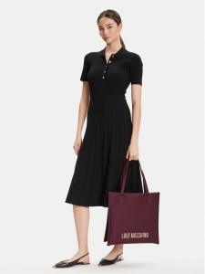 LOVE MOSCHINO Torebka JC4020PP1NKD0552 Bordowy