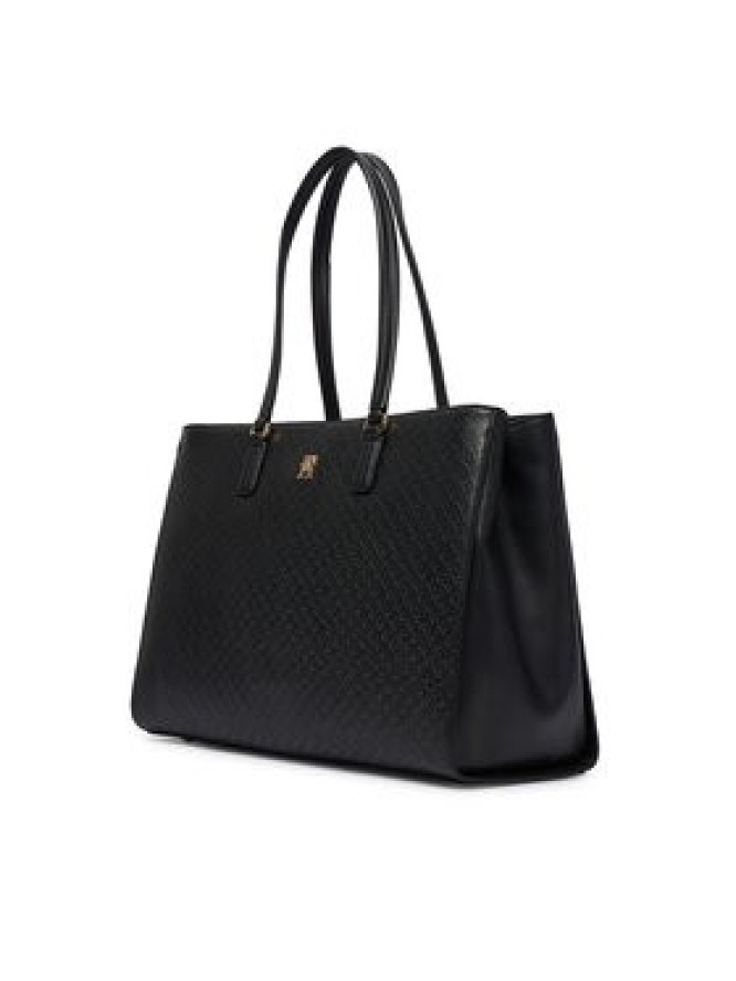 Tommy Hilfiger Torebka Th Daily Tote Mono AW0AW18417 Czarny