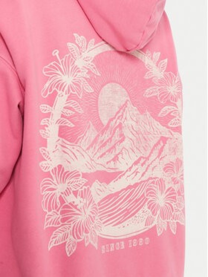 Roxy Bluza Lineup ERJFT05016 Różowy Oversize