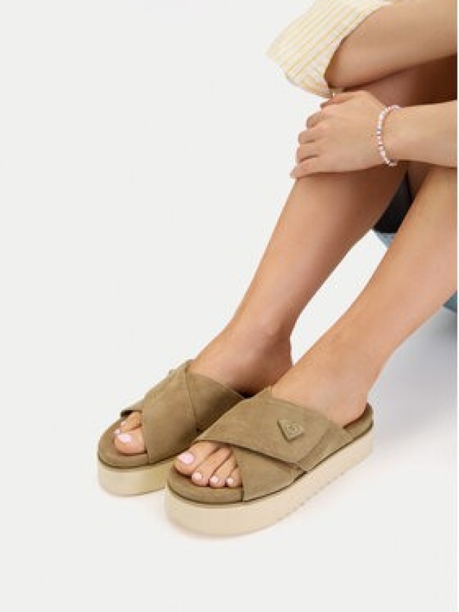 Roxy Klapki CWBEOB-HY22031-2 Beżowy