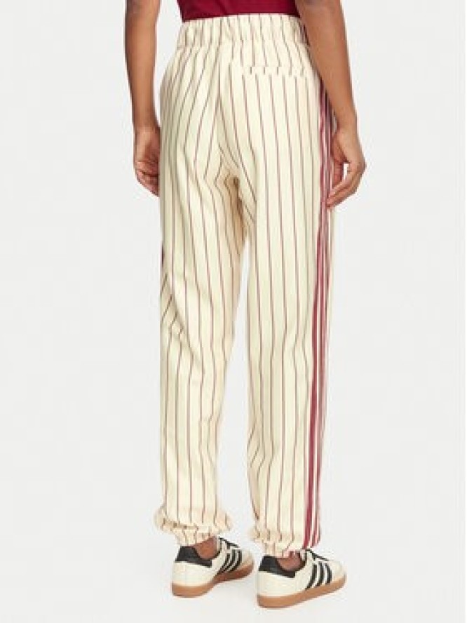 adidas Spodnie dresowe Pinstripe Firebird Track Ptan KT1851 Kremowy Regular Fit