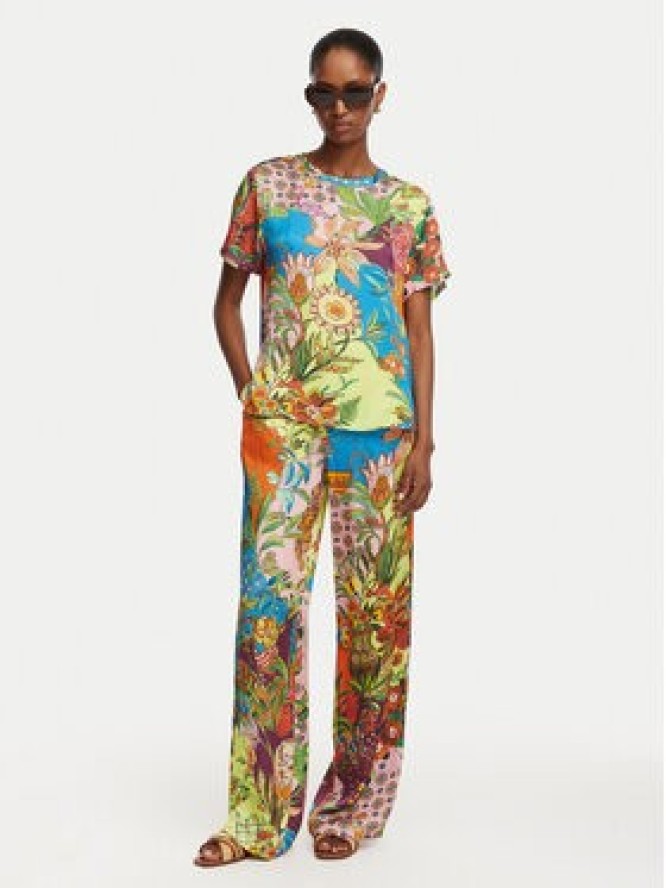 Liu Jo Spodnie materiałowe WA6484 T473A Kolorowy Relaxed Fit