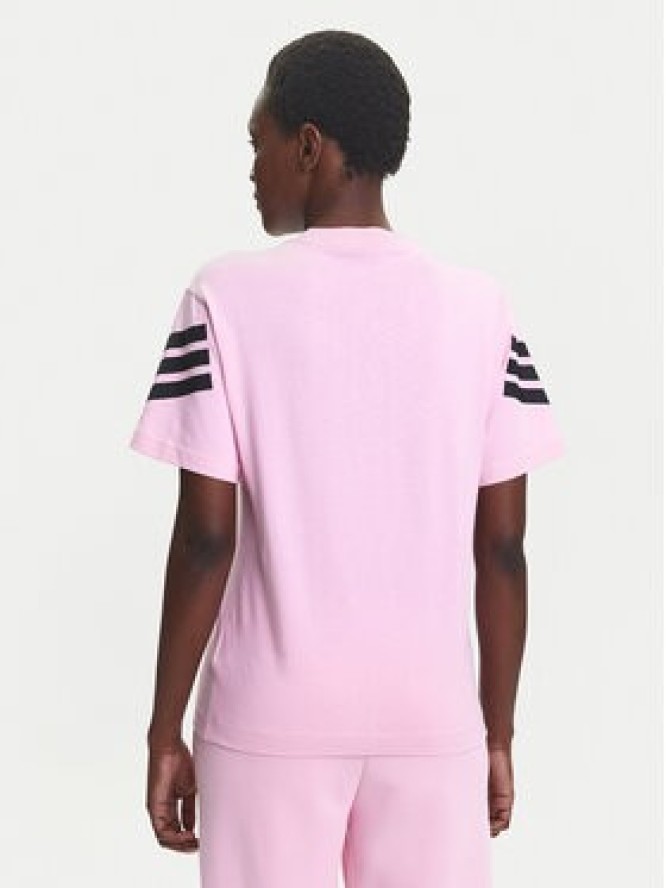 adidas T-Shirt Future Icons 3-Stripes JE0240 Różowy Regular Fit