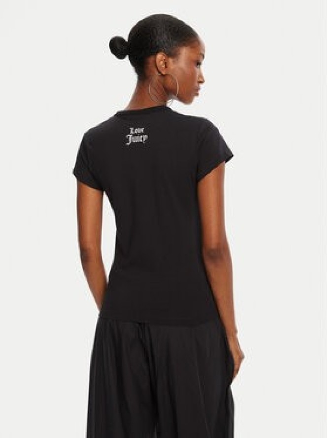 Juicy Couture T-Shirt JCNCT225458 Czarny Regular Fit