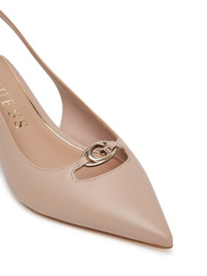 Guess Czółenka FLTJES LEA05 Beżowy