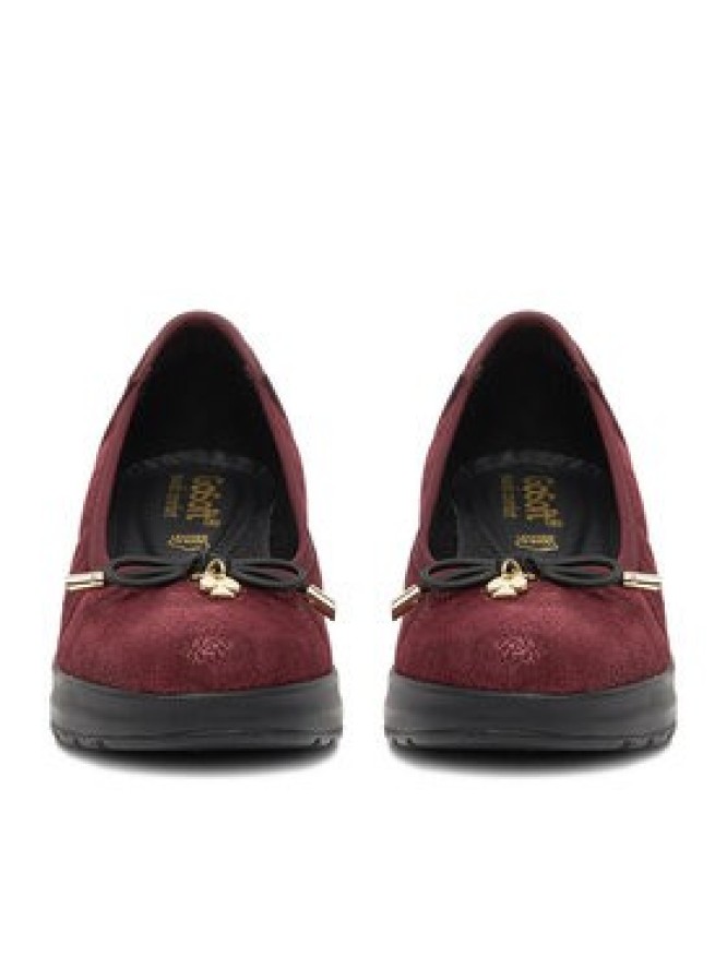 Go Soft Baleriny CEO-WI16-3243-02 Bordowy