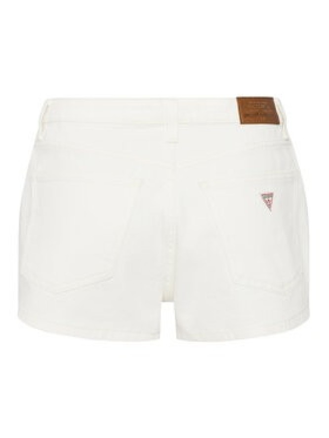 Guess Jeans Szorty jeansowe W5GD0Y D5M62 Biały Regular Fit