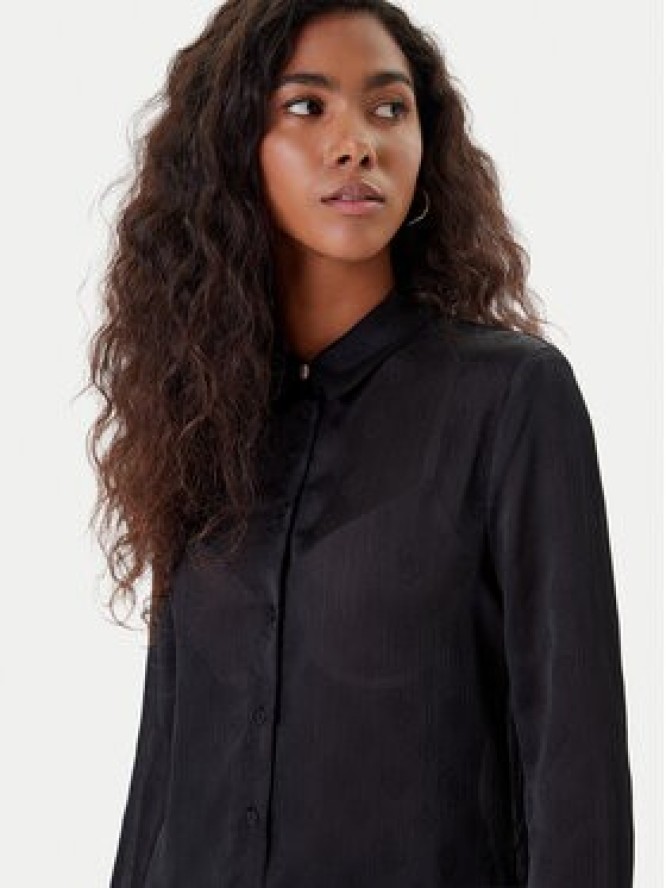 Guess Koszula W5YH1A WHCR2 Czarny Regular Fit