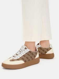 Guess Sneakersy FLPPAR FAL12 Beżowy