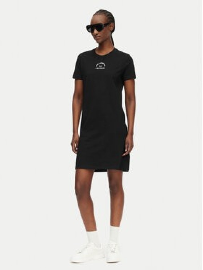 KARL LAGERFELD Sukienka codzienna B2W13071 Czarny Regular Fit