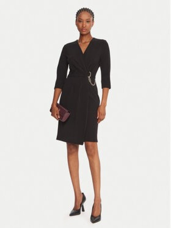 Rinascimento Sukienka koktajlowa CFC0020071002 Czarny Regular Fit