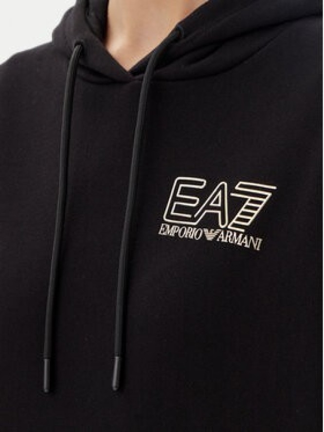 EA7 Emporio Armani Bluza 7W000101 AF12473 MC004 Czarny Loose Fit