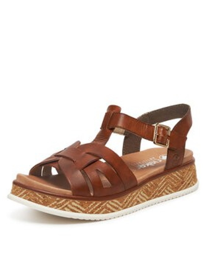 Rieker Sandały W0853-24 Brązowy
