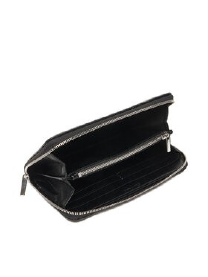 Calvin Klein Portfel Quilted Long Zip Around LV04F1122G Czarny