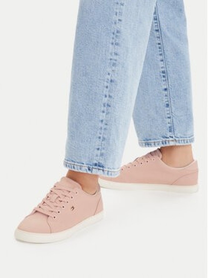 Tommy Hilfiger Tenisówki Th Low Profile Vulc Canvas FW0FW09102 Różowy