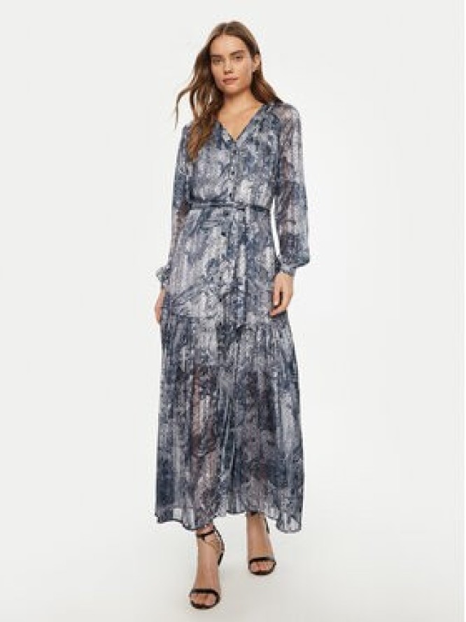 Guess Sukienka codzienna W5RK77 WGWV2 Granatowy Regular Fit