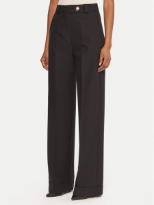 Maryley Spodnie materiałowe 25IB563/43NE Czarny Regular Fit