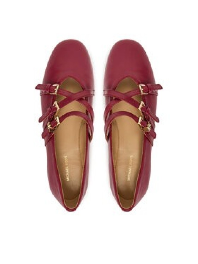 MICHAEL Michael Kors Baleriny Indy 40T5IDFP2L Bordowy