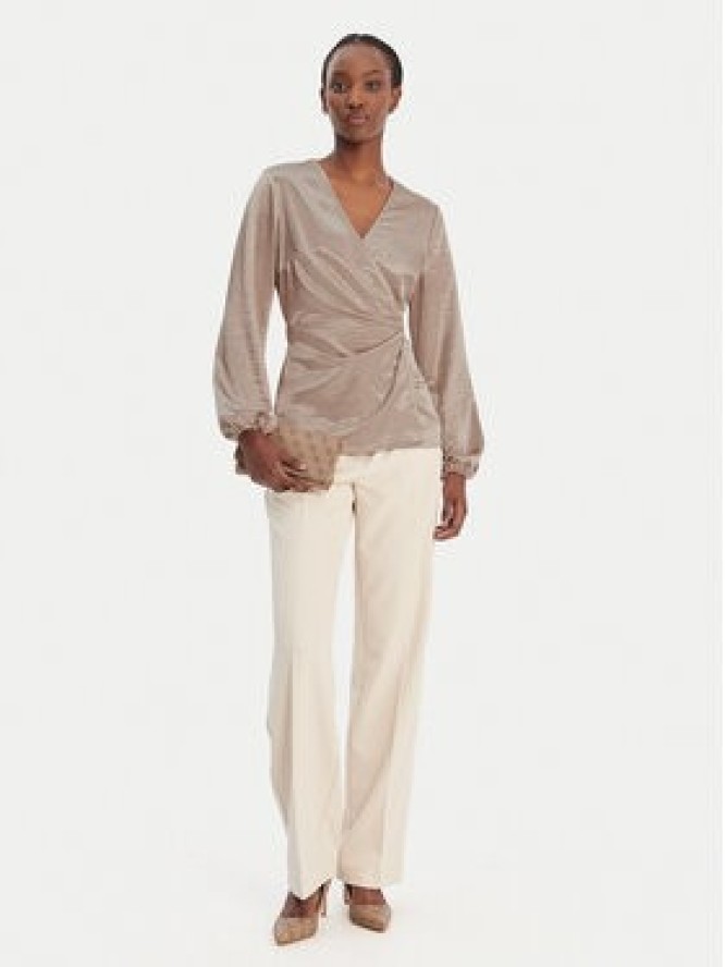 Guess Bluzka W6RH47 W2612 Beżowy Regular Fit