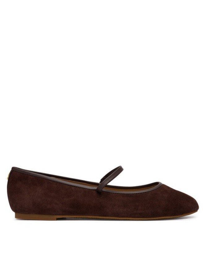 LAUREN RALPH LAUREN Baleriny Jayna Mj Fl 802P18425004 Brązowy