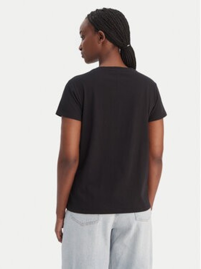 Liu Jo Sport T-Shirt TA6056 JS923 Czarny Regular Fit