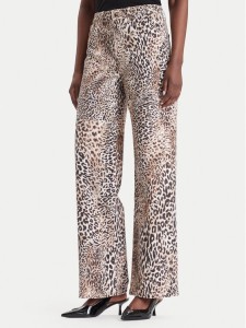 Guess Jeansy W6BA1A W4343 Brązowy Wide Leg