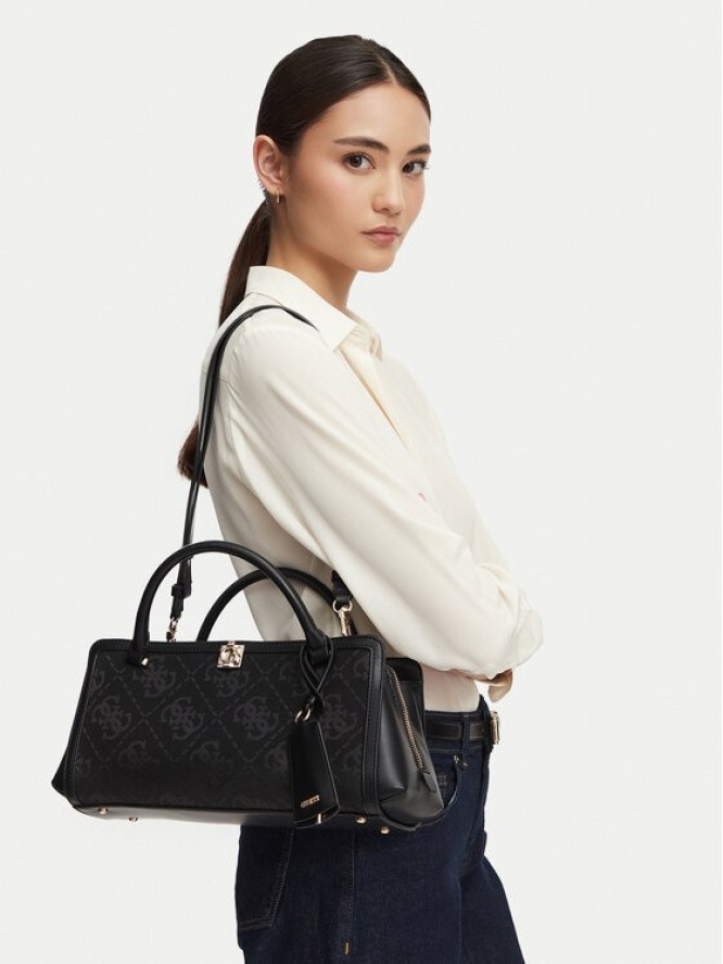 Guess Torebka Audrey Logo HWJG97 55060 Czarny