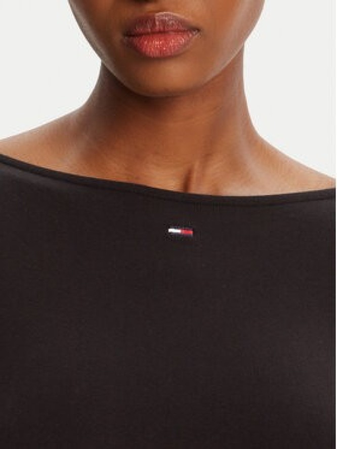 Tommy Jeans Sukienka codzienna Essential DW0DW21745 Czarny Regular Fit