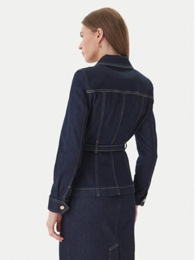 Luisa Spagnoli Kurtka jeansowa Vigana 542808 Granatowy Slim Fit