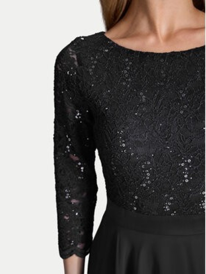 Swing Sukienka koktajlowa 77761710 Czarny Regular Fit