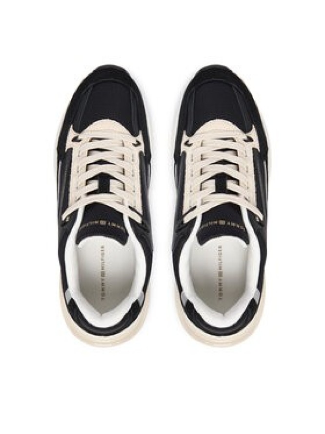 Tommy Hilfiger Sneakersy Th Sporty Chic Runner FW0FW09187 Czarny
