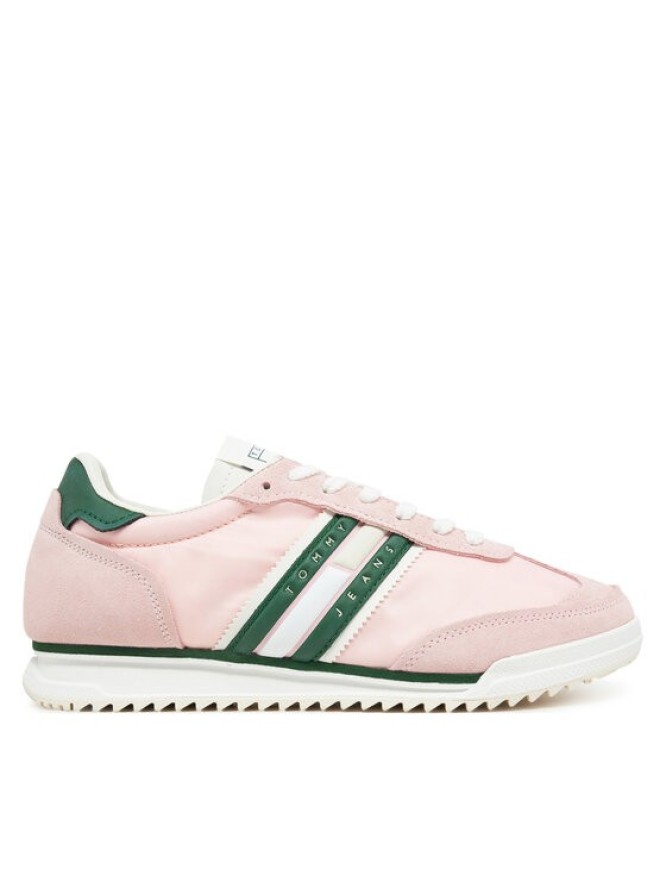 Tommy Jeans Sneakersy Tjw Retro Runner Cleated EN0EN02717 Różowy