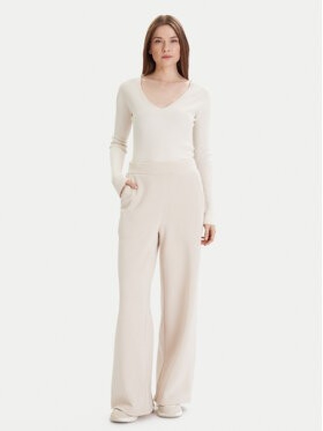 Vero Moda Spodnie dresowe Daisy 10338102 Beżowy Wide Leg